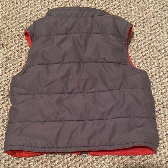 Please Mum Charcoal and Orange Infant Vest - Picture 4 of 4